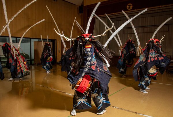 400 years of history: Enjoy traditional Japanese performing arts  A journey to experience Japan through soul-stirring drumming and Yatsushika odori deer dance image