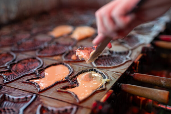 Explore a Showa Era Retro Shopping Street with a Local Guide – Mochi Pounding & Taiyaki Experience image